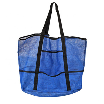 Summer packaging net bag shopping bag net large capacity washing sports breathable hand reusable net shopping bag